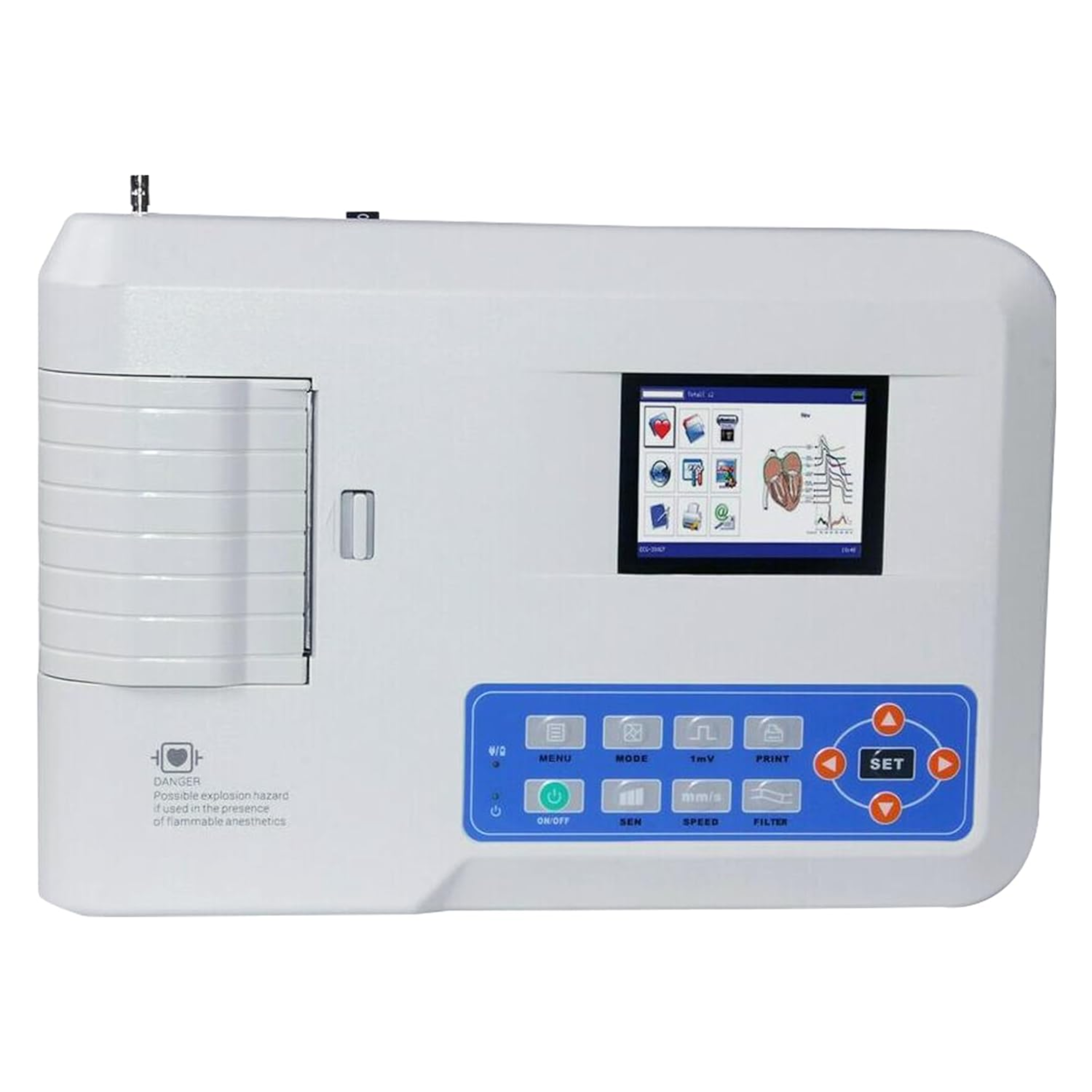 3 Channel 300GA ECG Machine